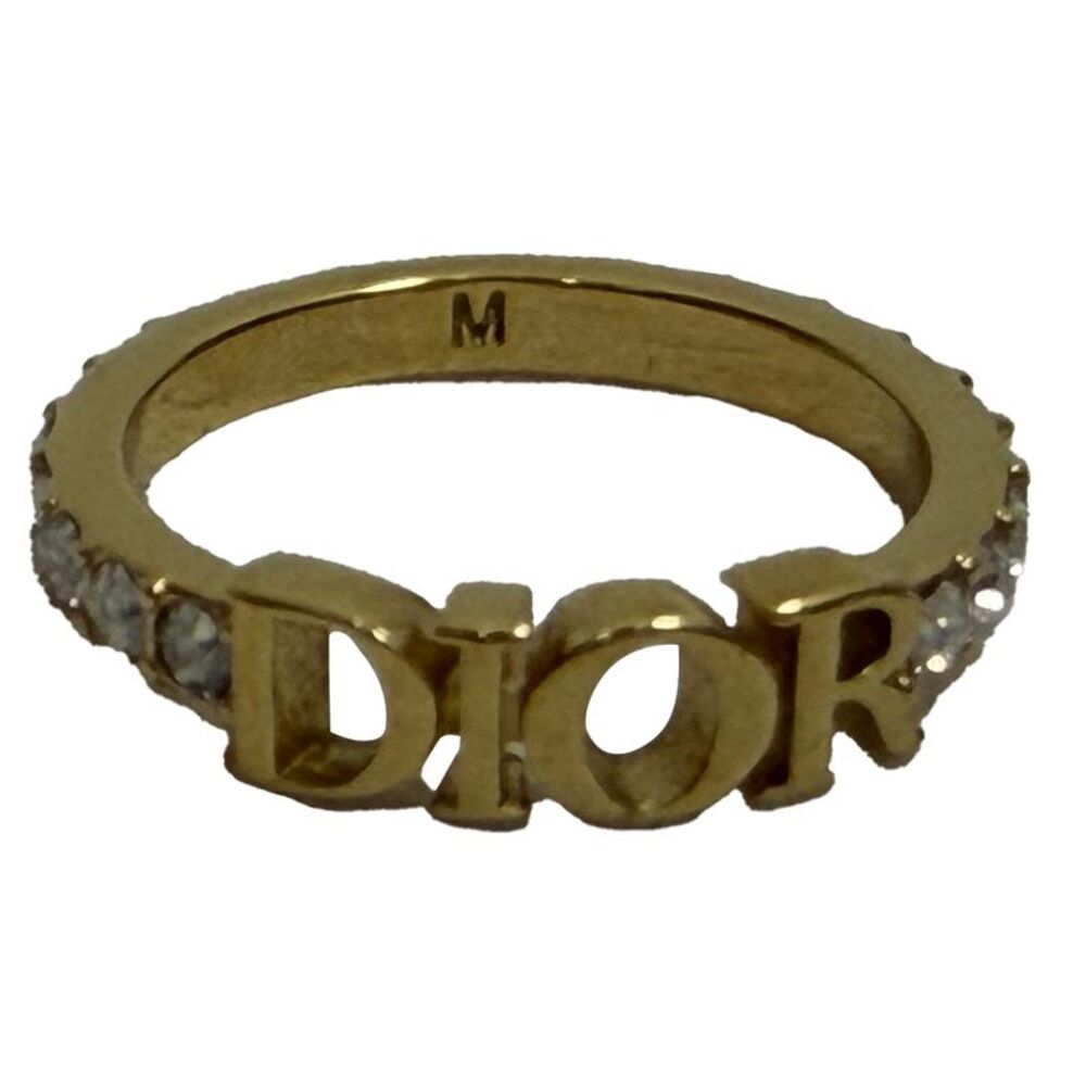 Dior Dio(r)evolution Crystals Ring in Gold Metal